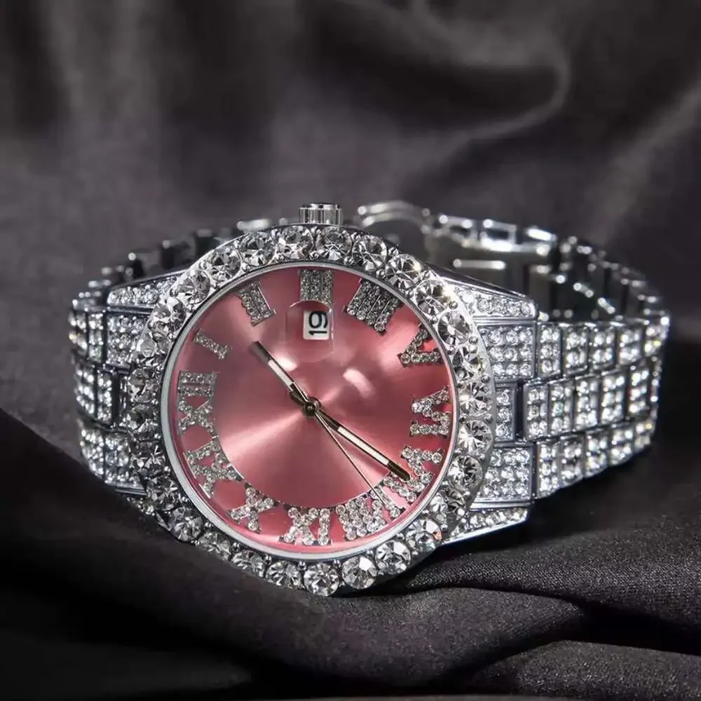 Women's Silver and Red Watch